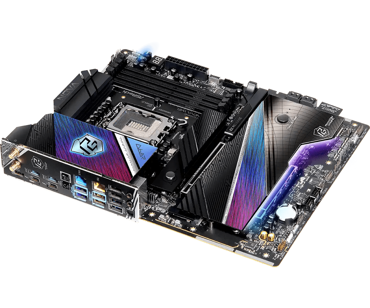 ASRock PHANTOM GAMING Z890 Nova WiFi LGA1851 Socket Gaming Motherboard - Vektra Computers LLC ASRock PHANTOM GAMING Z890 Nova WiFi LGA1851 Socket Gaming Motherboard - Vektra Computers LLC